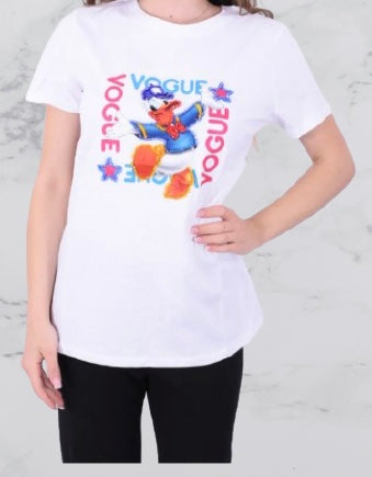 T-shirt con stampa Paperino