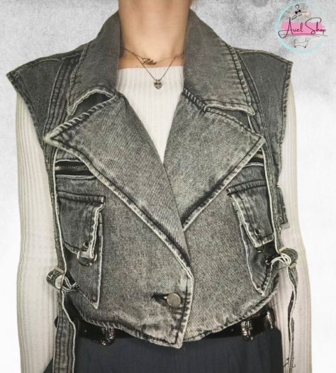 Smanicato jeans cargo