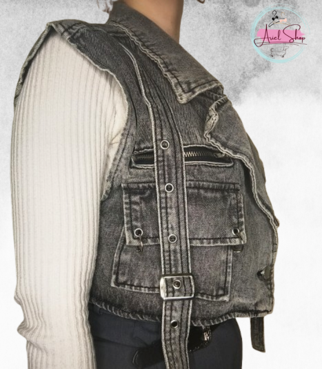 Smanicato jeans cargo