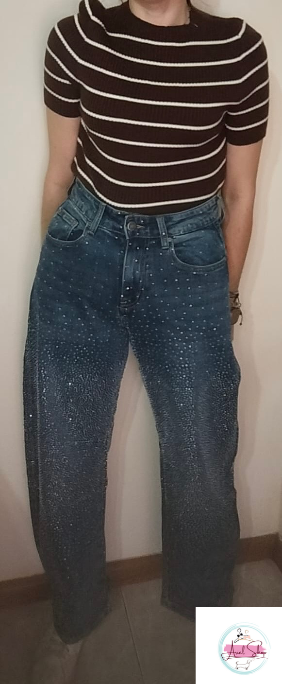 Balloon Jeans Glitter