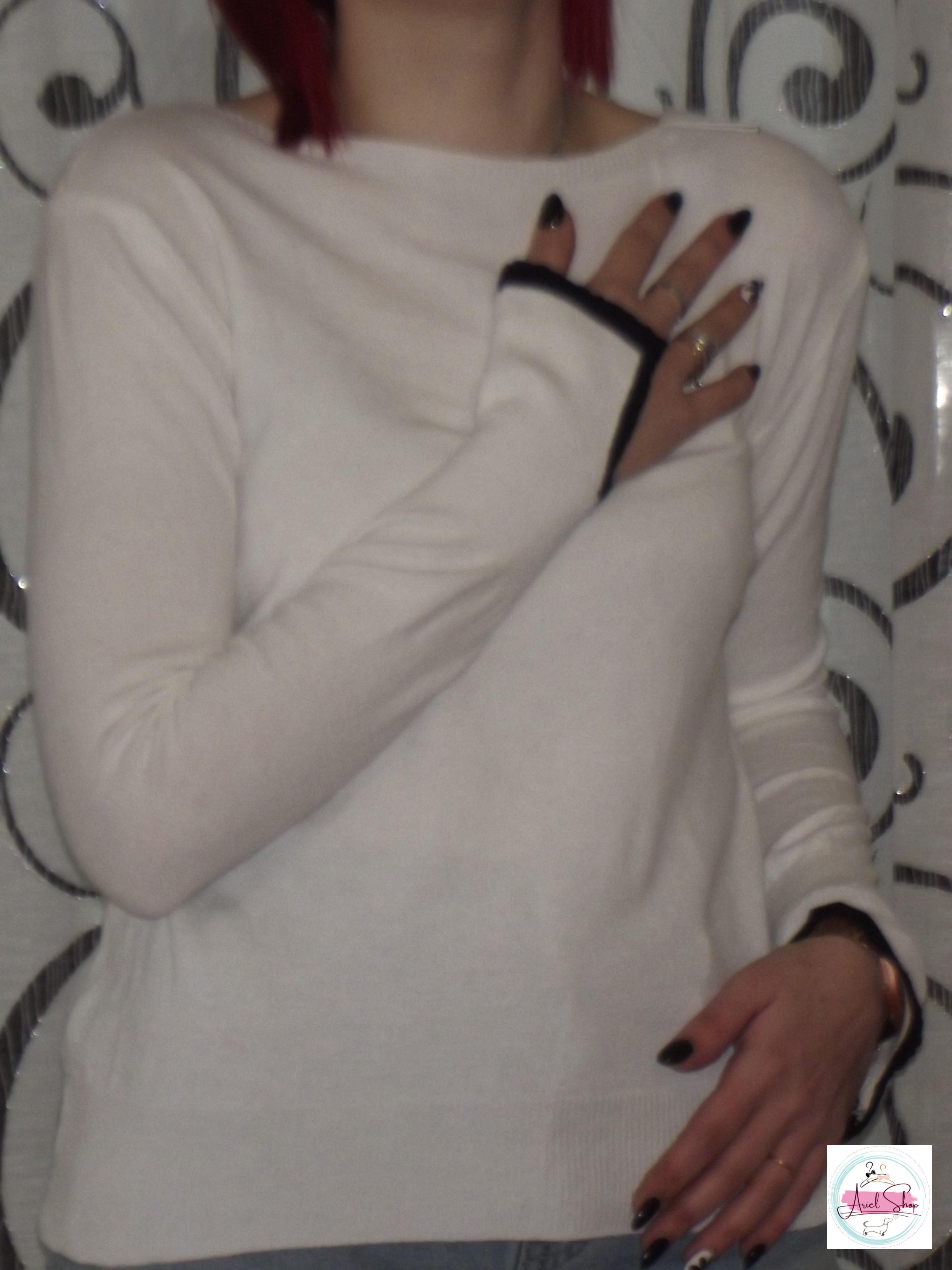 Maglione Bianco e Nero