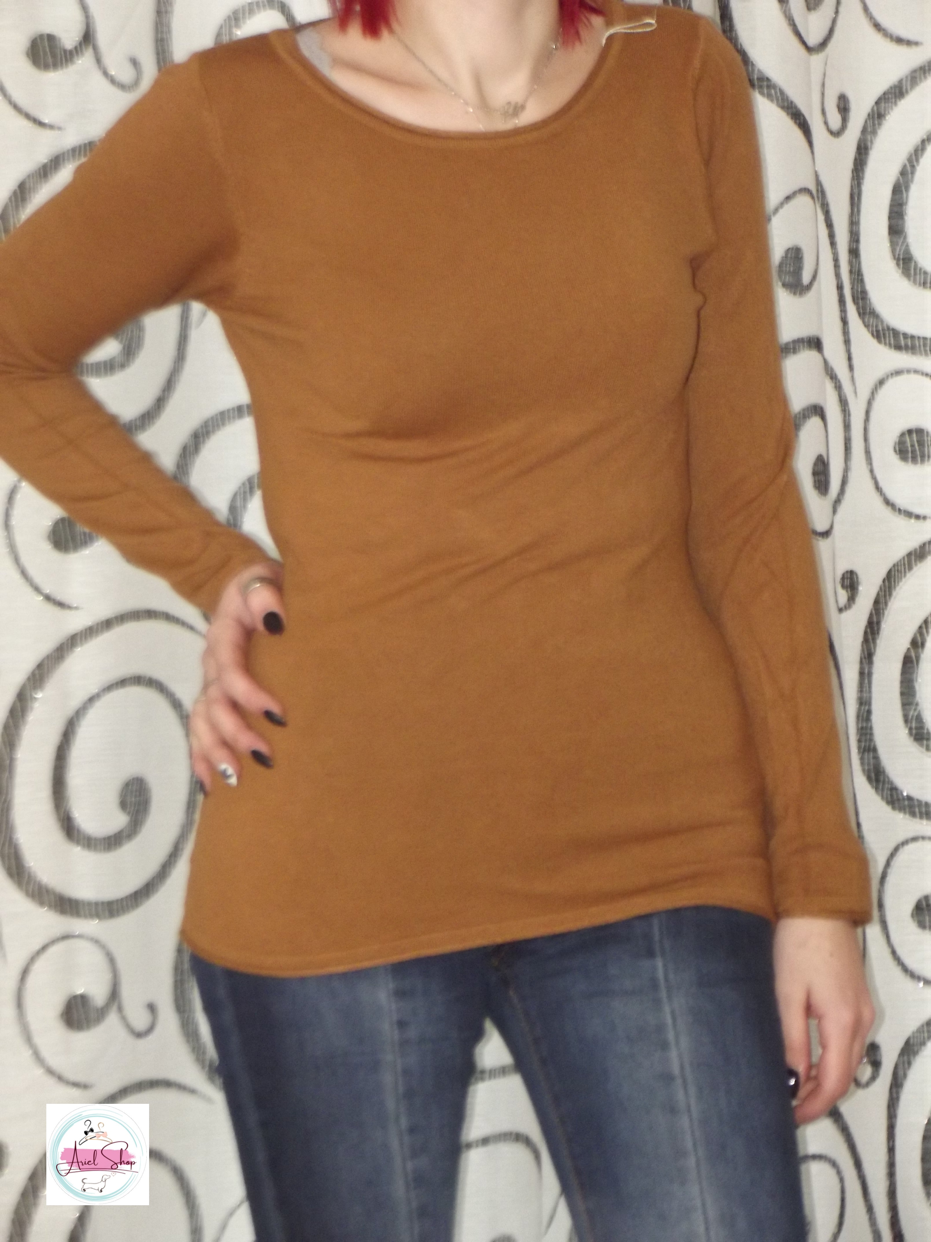 Maglione marrone