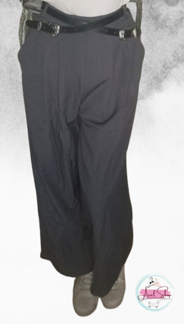 Panta Palazzo doppia cintura