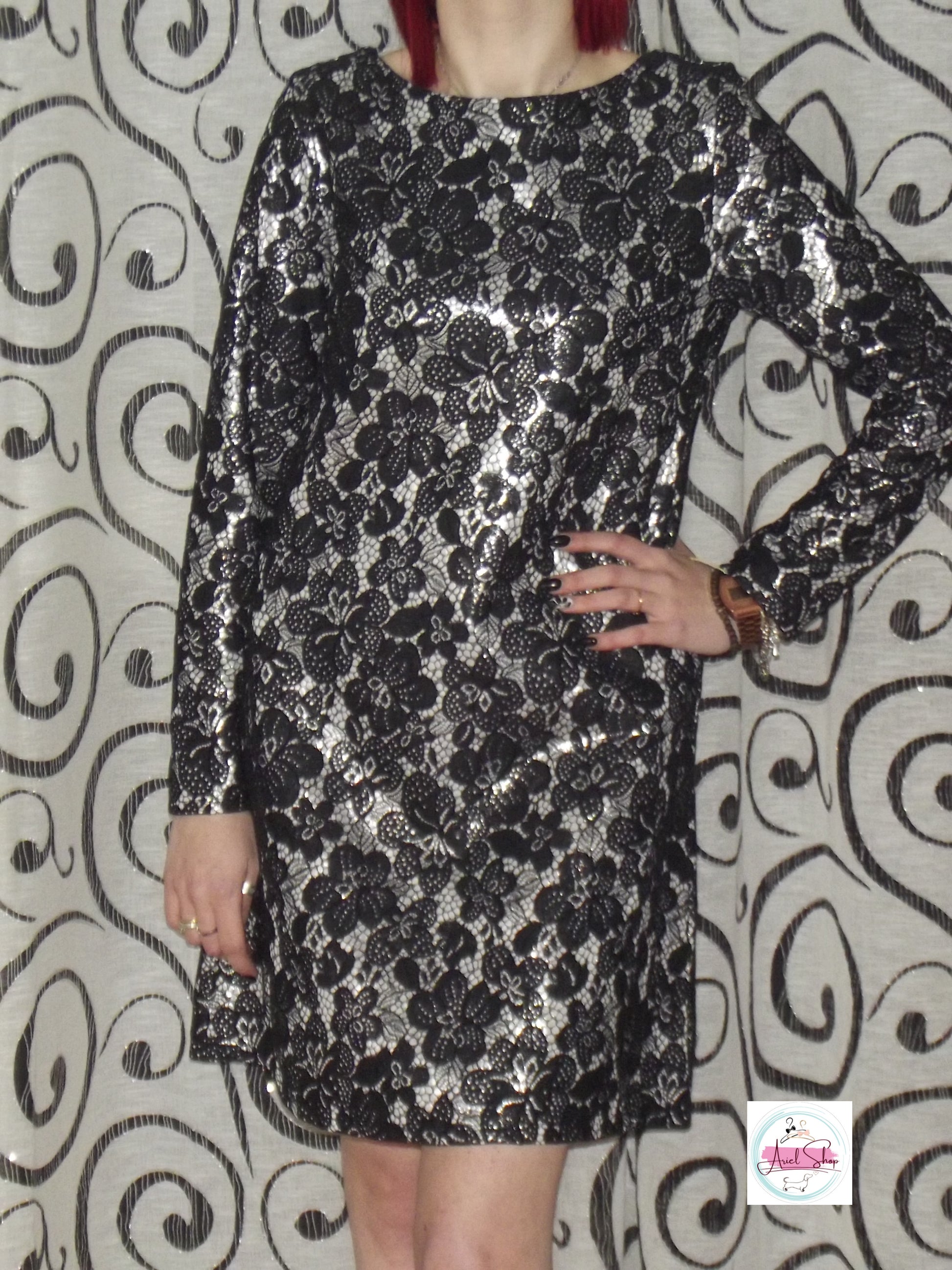 Vestito Con Fiocco e pizzo