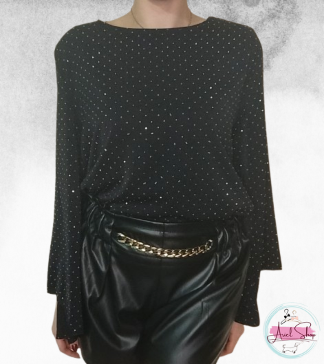 Blusa strass