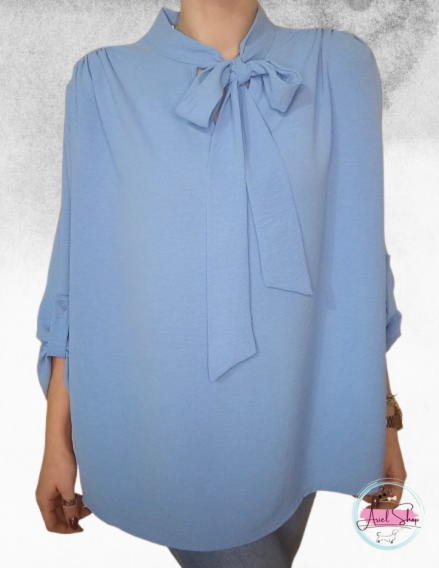 Camicia con fiocco