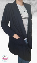 Cardigan in tessuto