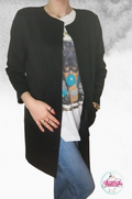 Cardigan scamosciato